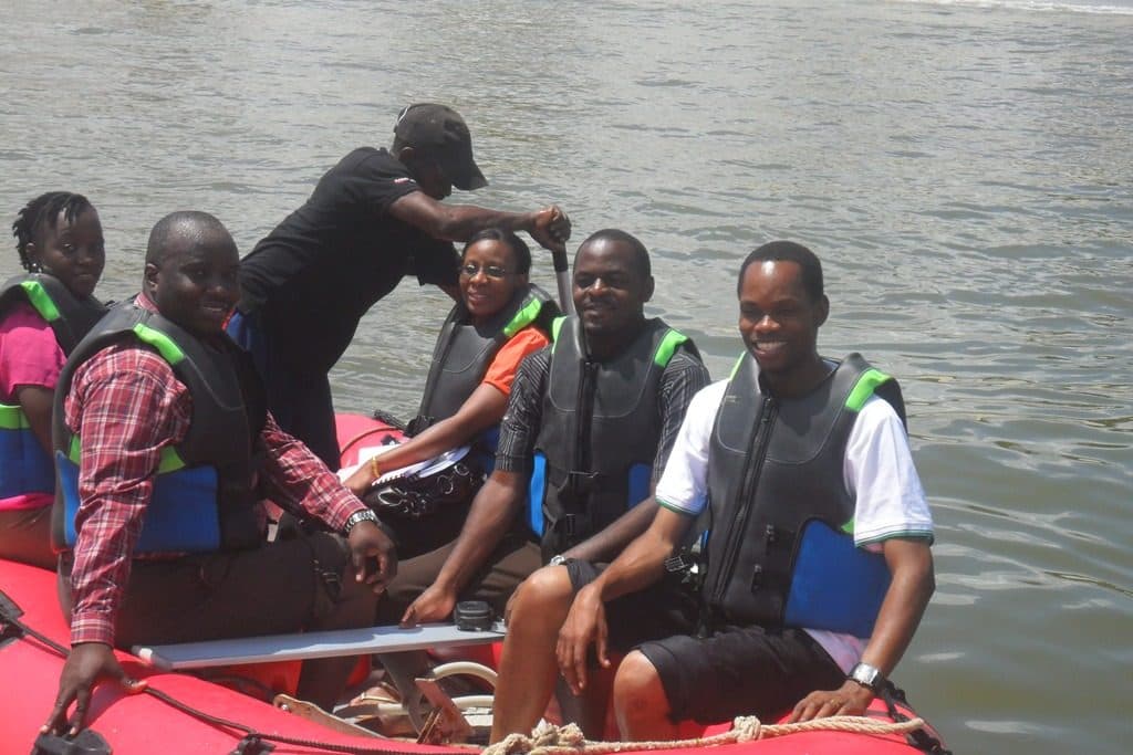 TRES Consult field team on a water survey